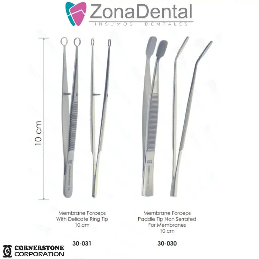 PINZA PARA MEMBRANA CORNERSTONE (30-031: 10cm)