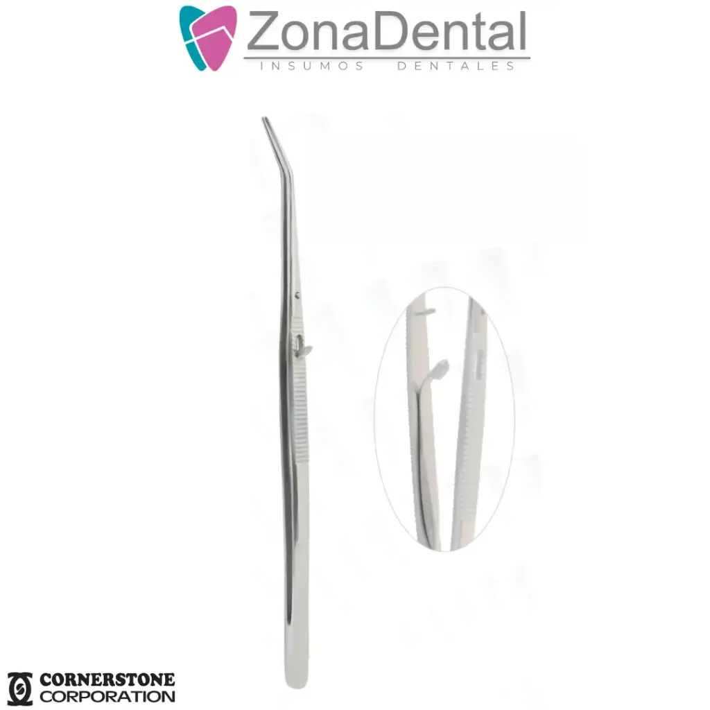 PINZA PARA ENDODONCIA CON BLOQUEO 15cm CORNERSTONE