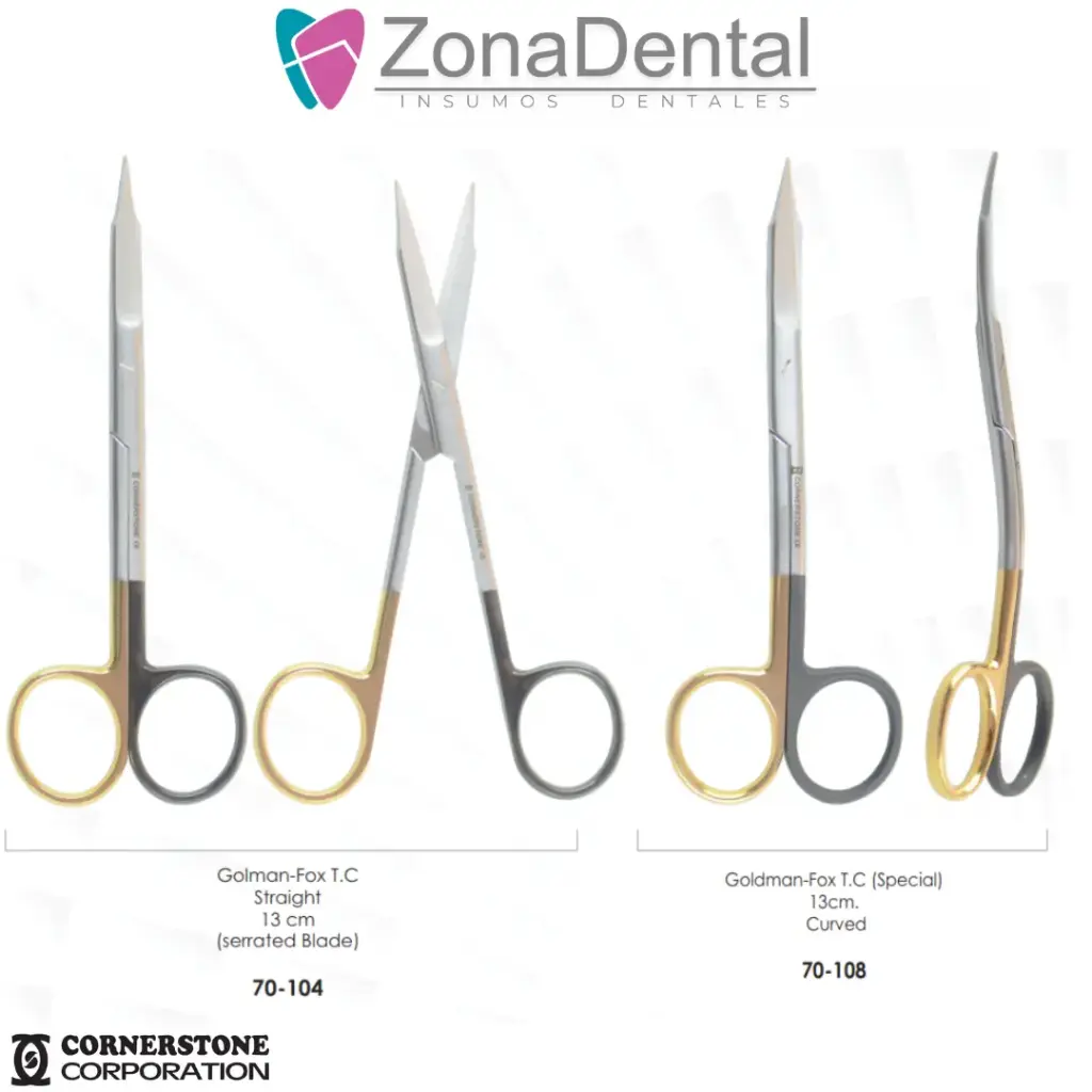 TEJIRAS PARA TEJIDO (CIRUGIA) PREMIUM CORNERSTONE (70-104: 13cm recto)