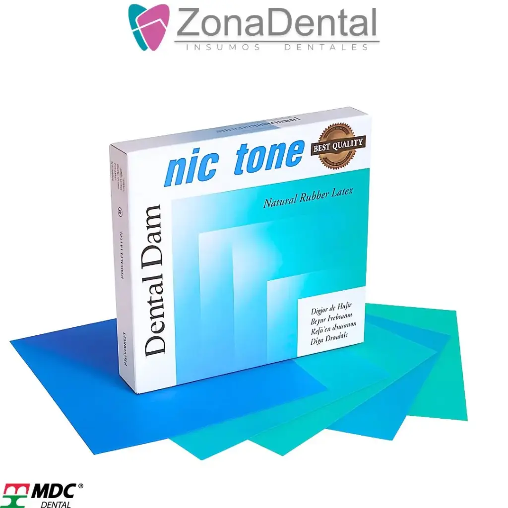 NICTONE GOMA DIQUE MDC (5x5, Grueso)