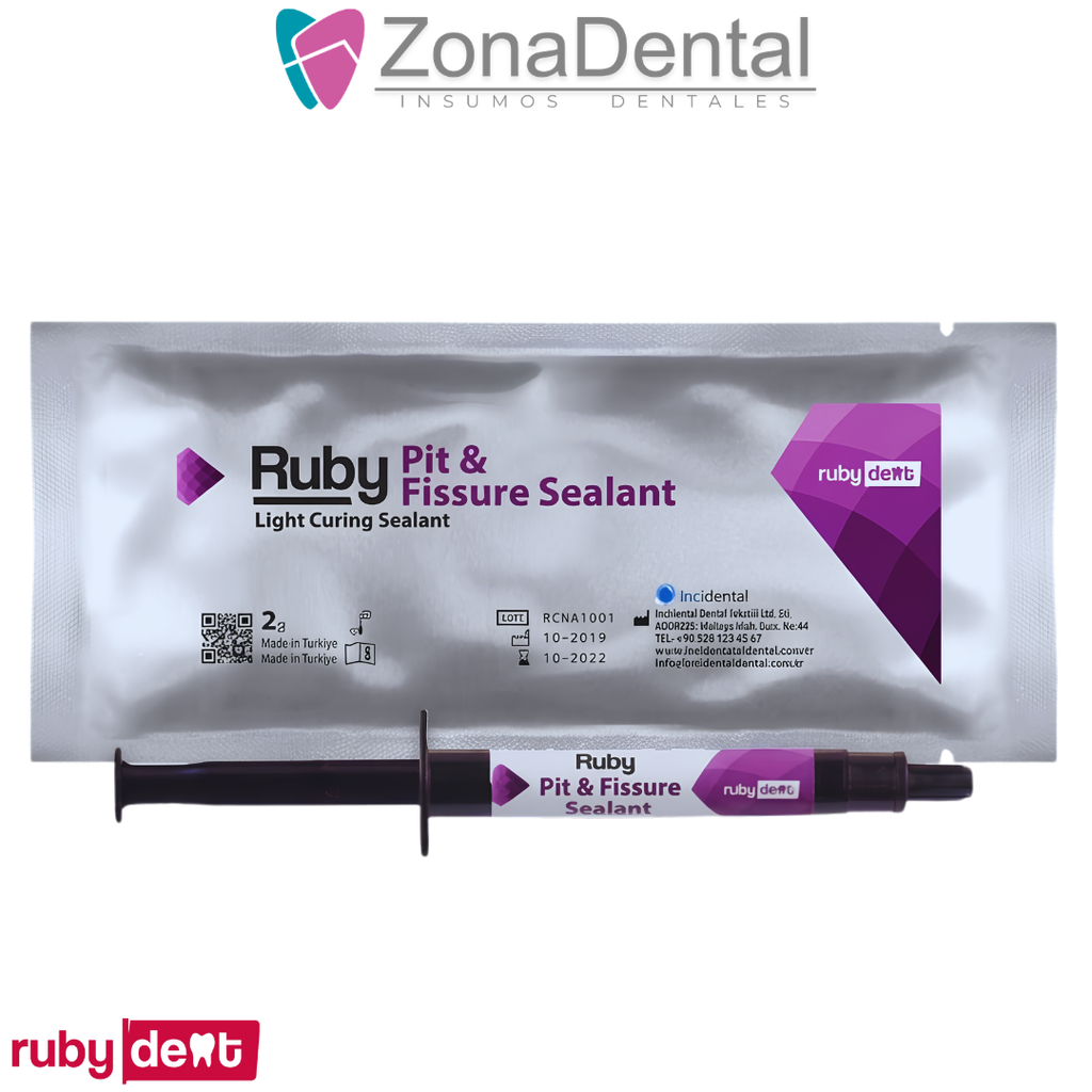 RUBY PIT & FISSURE SEALANT SELLANTE 2gr INCIDENTAL