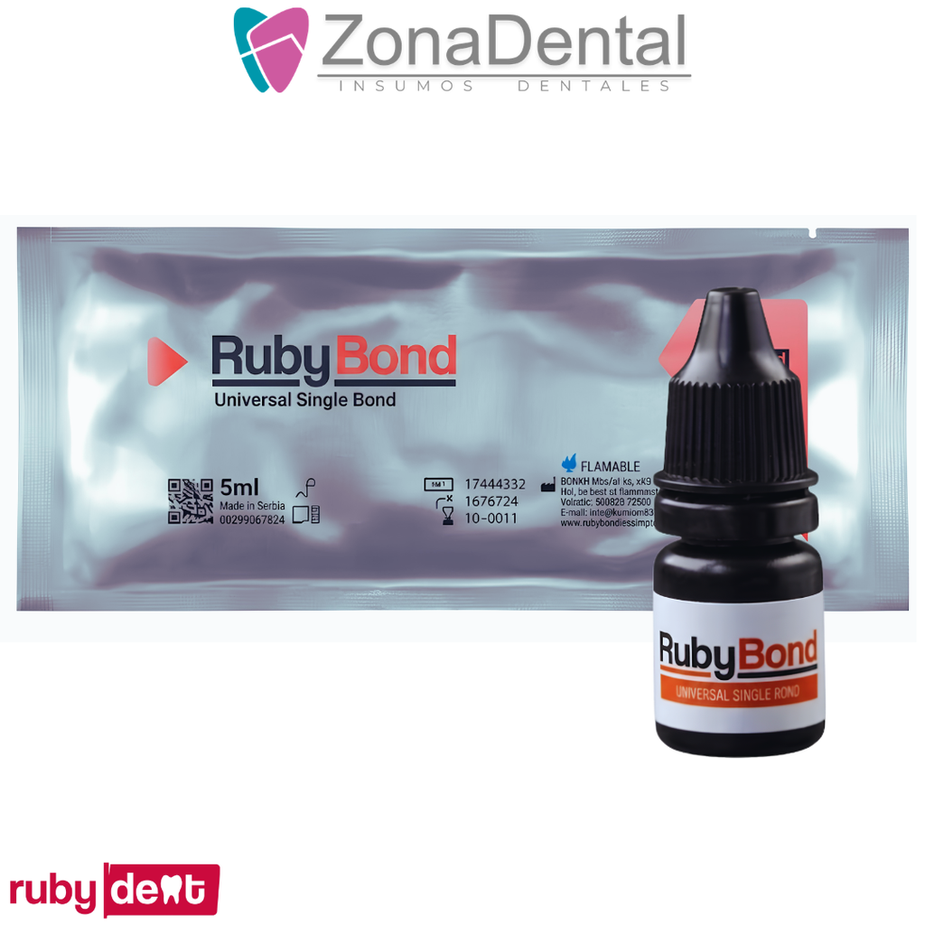 RUBYBOND ADHESIVO 5TA GENERACION 5ml  INCIDENTAL