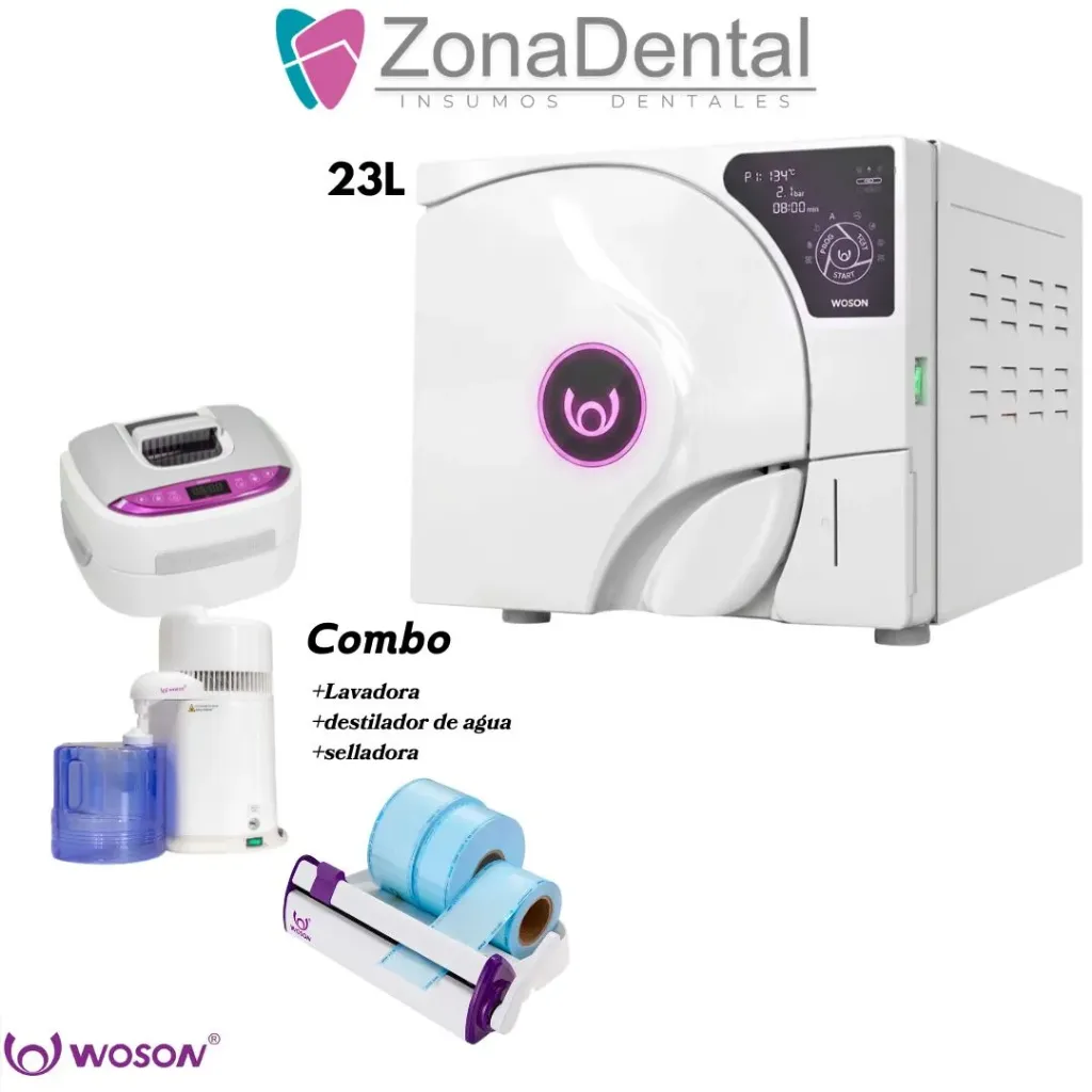 AUTOCLAVE TANDA PRO 23L + COMBO WOSON