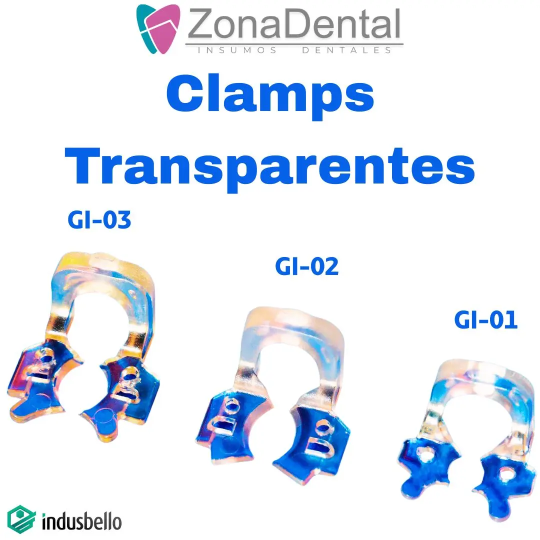 CLAMPS TRANSPARENTE INDUSBELLO