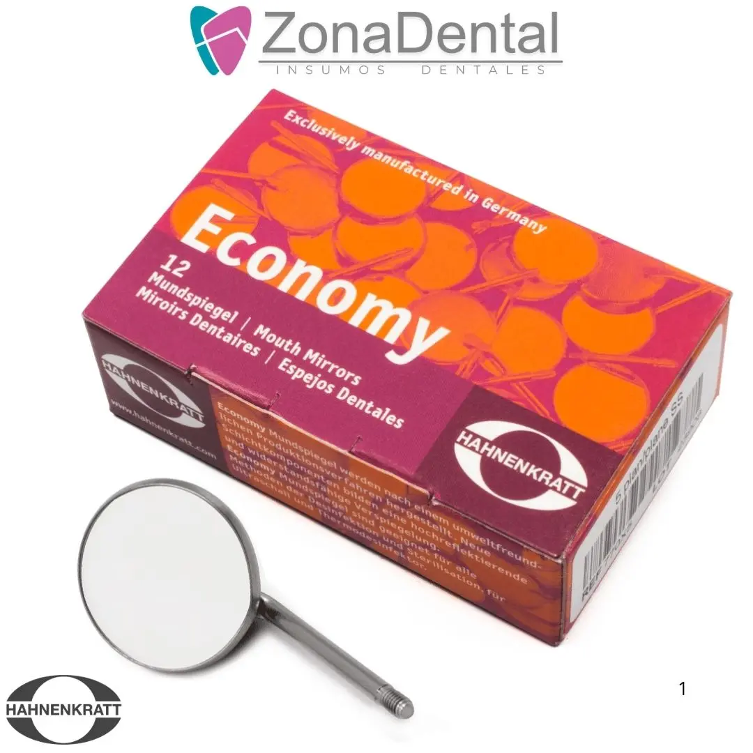ESPEJO BUCAL ECONOMY 12un HAHNENKRATT