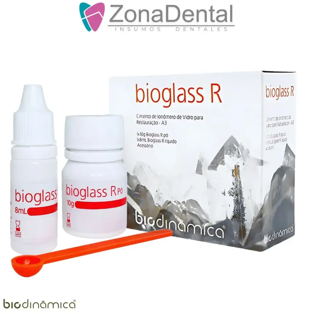 BIOGLASS R IONOMERO RESTAURACION AUTOCURADO BIODINAMICA