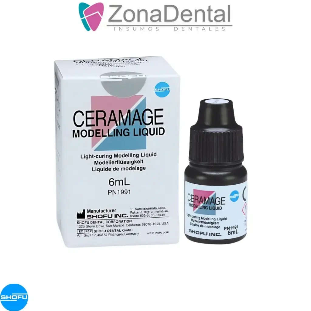 MODELING LIQUID CERAMAGE LIQUIDO MODELADOR 6ml. SHOFU
