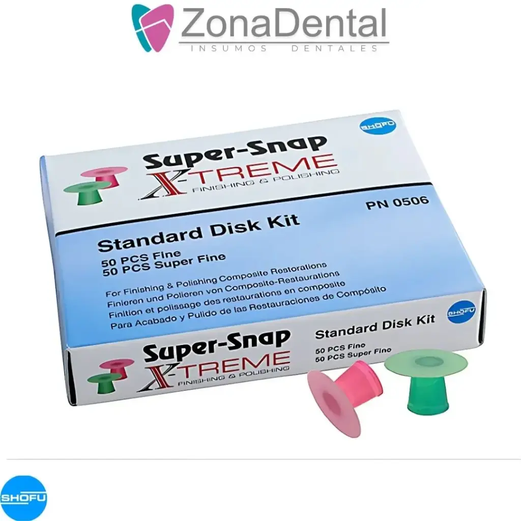 SUPER SNAP X-TREME DISCO DE PULIDO Y ACABADO 100un SHOFU