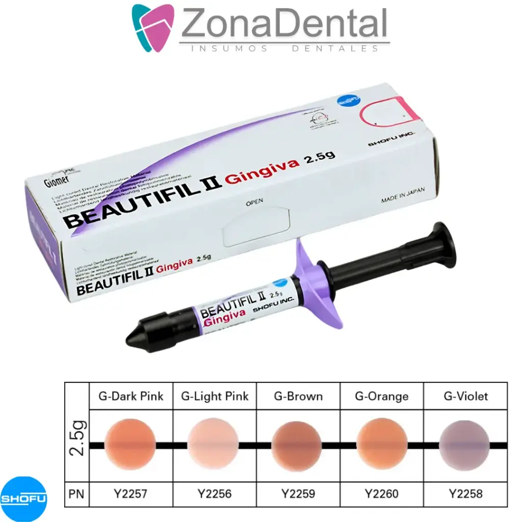 BEAUTIFIL II GINGIVA RESINA 2.5 g SHOFU