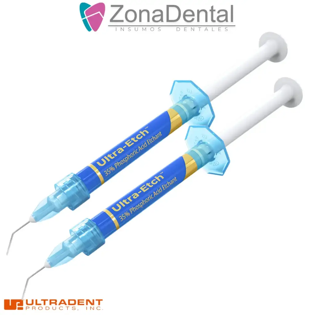 ULTRA ETCH ACIDO GRAVADOR 2 JERINGAS X 3gr. ULTRADENT
