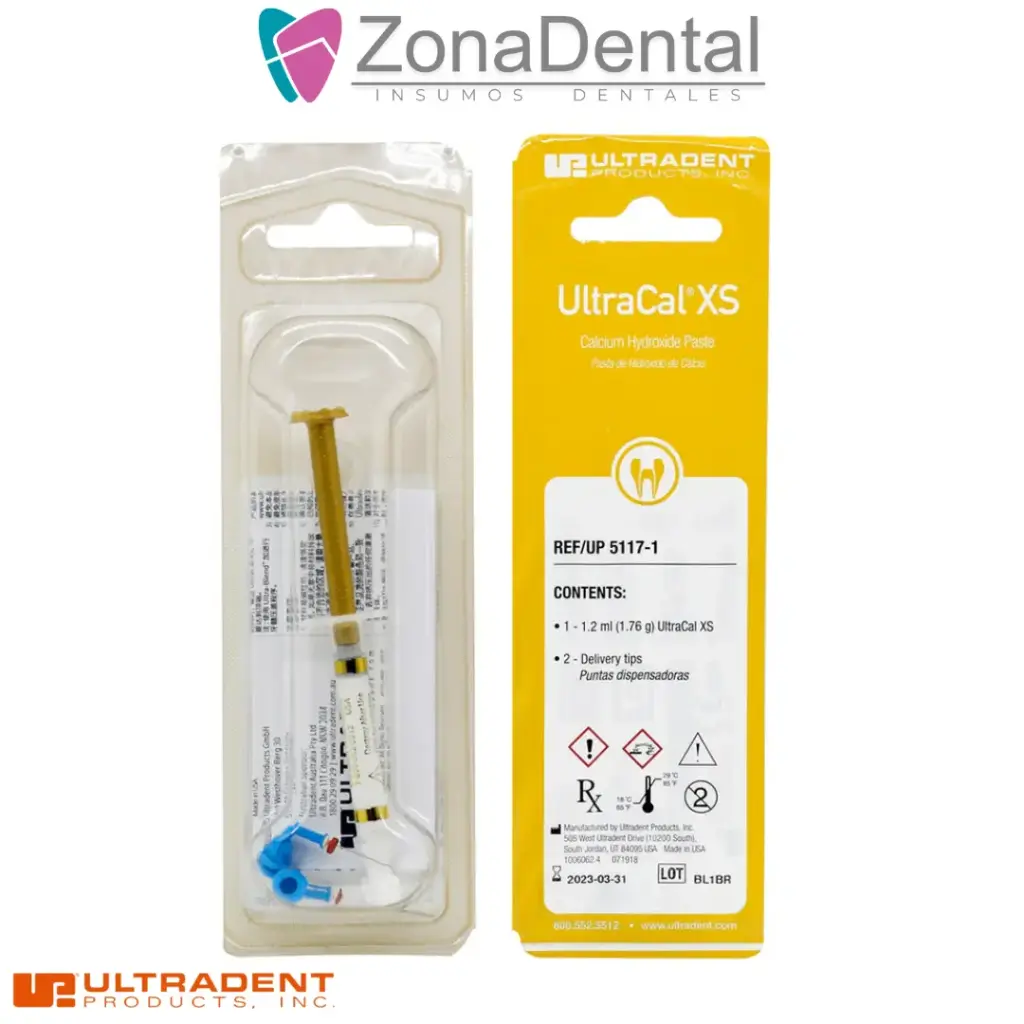 ULTRACAL XS HIDROXIDO DE CALCIO 1.2 ml ULTRADENT