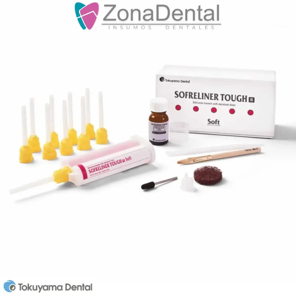 SOFRELINER TOUGHT SOFT 52g + Primer 10ml TOKUYAMA