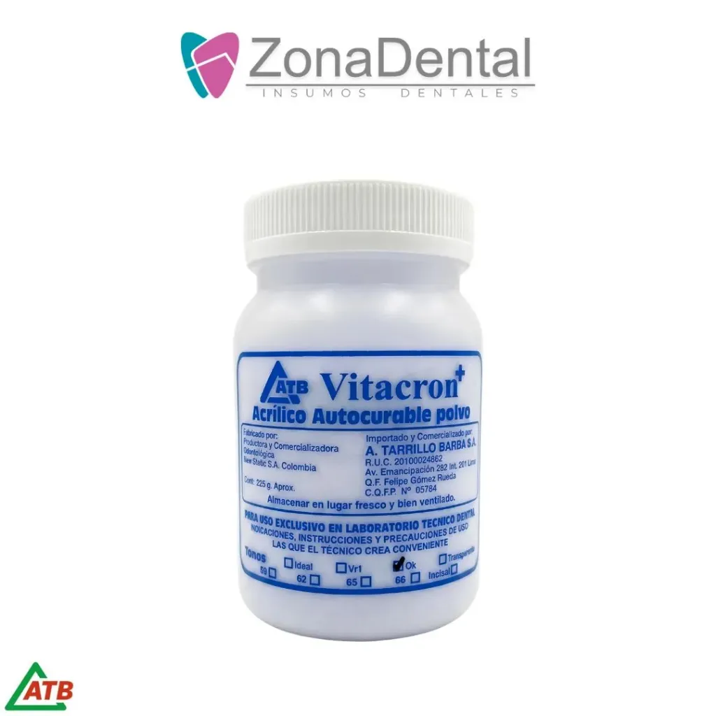 ACRILICO TERMOCURABLE POLVO 225 gr. VITACRYL