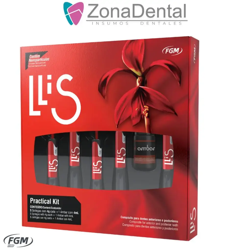 LLIS RESINA KIT 4jer + 1ambar + 1condac 37% FGM