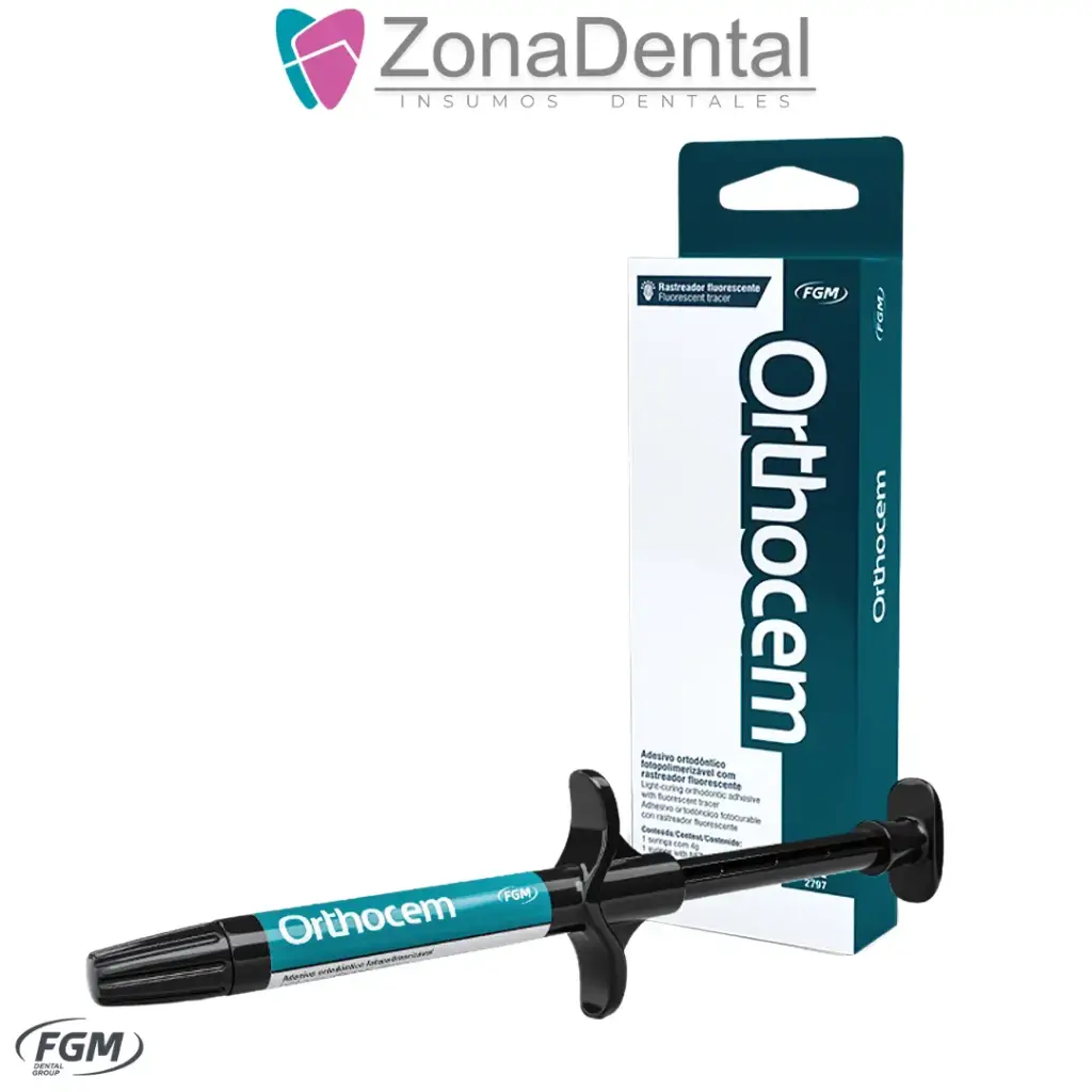 ORTHOCEM RESINA PARA PEGAR BRACKETS  4 gr. FGM