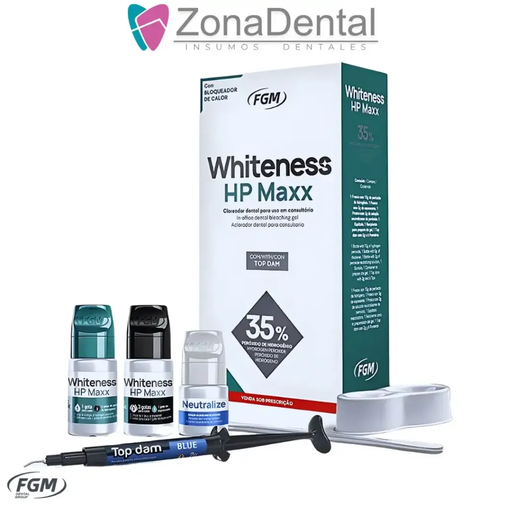 WHITENESS HP 35% MAXX 3 PACIENTES BLANQUEAMIENTO FGM