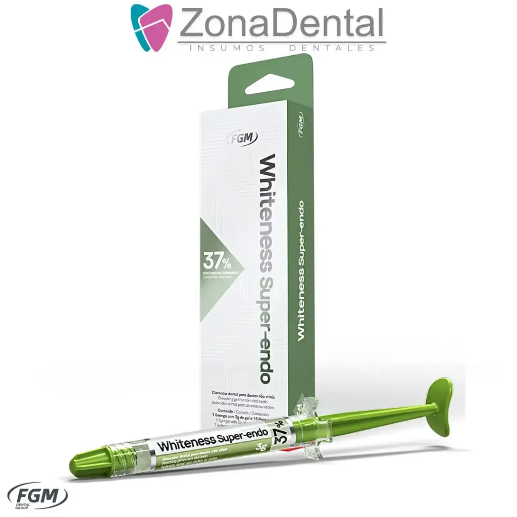 WHITENESS SUPER ENDO 37% BLANQUEAMIENTO 3g FGM
