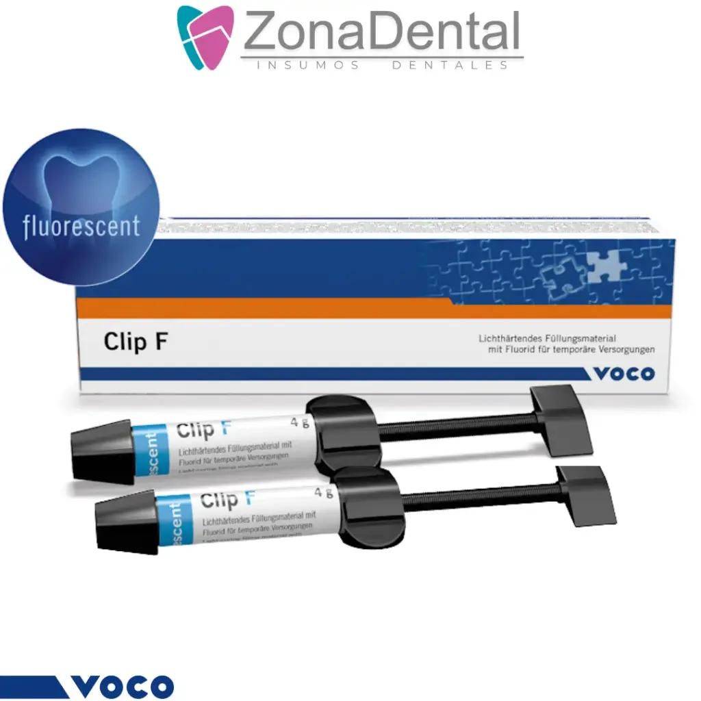 CLIP F RESINA TEMPORAL x2 jer 4g VOCO