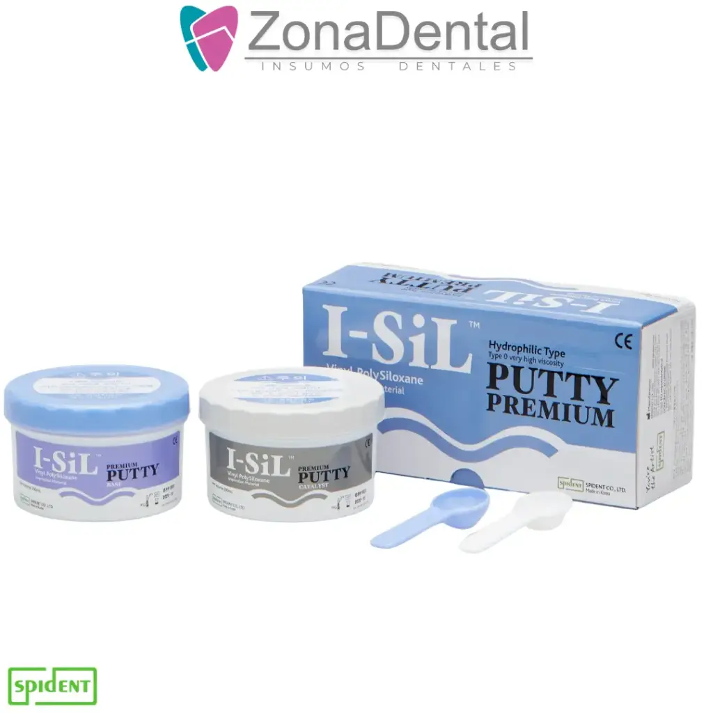 I SIL PUTTY Silicona por Adición 290ml x2 SPIDENT