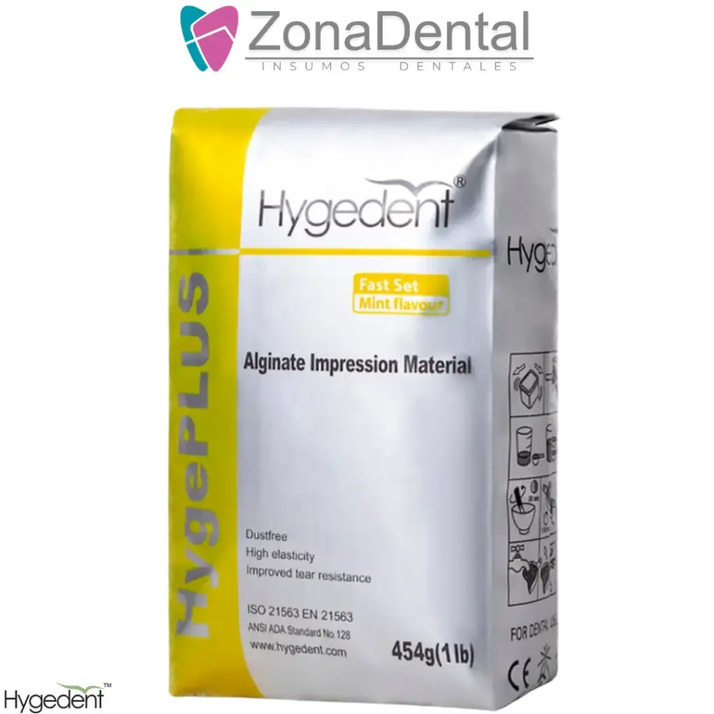 HYGEPLUS ALGINATO 454 gr HYGEDENT 
