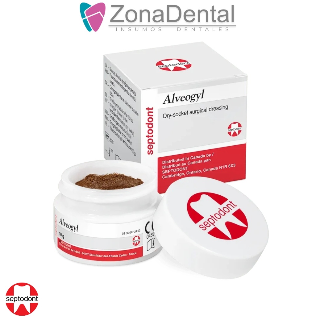 ALVEOGYL 10g SEPTODONT