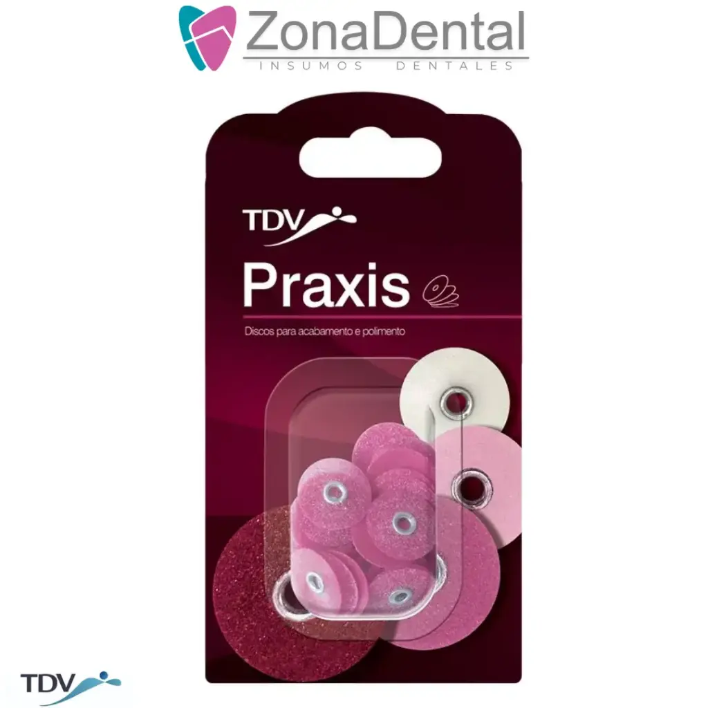 PRAXIS REPUESTO 1/2" 30 DISCOS DE LIJA TDV