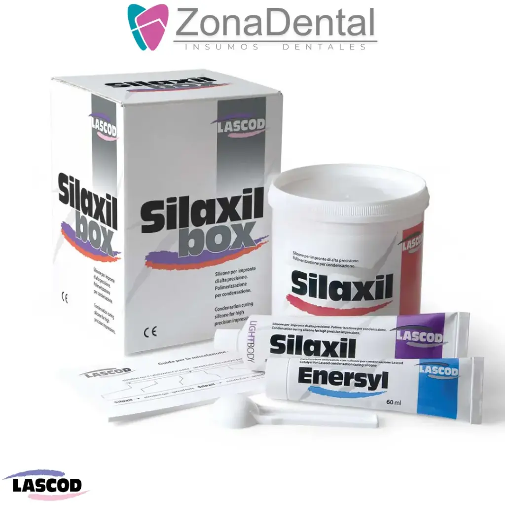 KIT SILAXIL SILICONA POR CONDENSACIÓN  900ML+140ML+60ML+BLOCK LASCOD