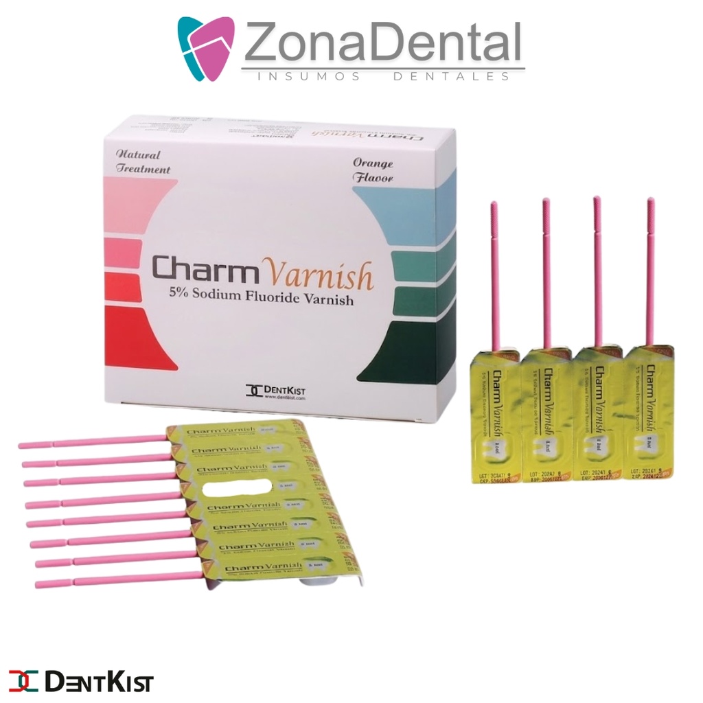CHARM VARNISH 10 un X 0.4ML C/U  DENTKIST