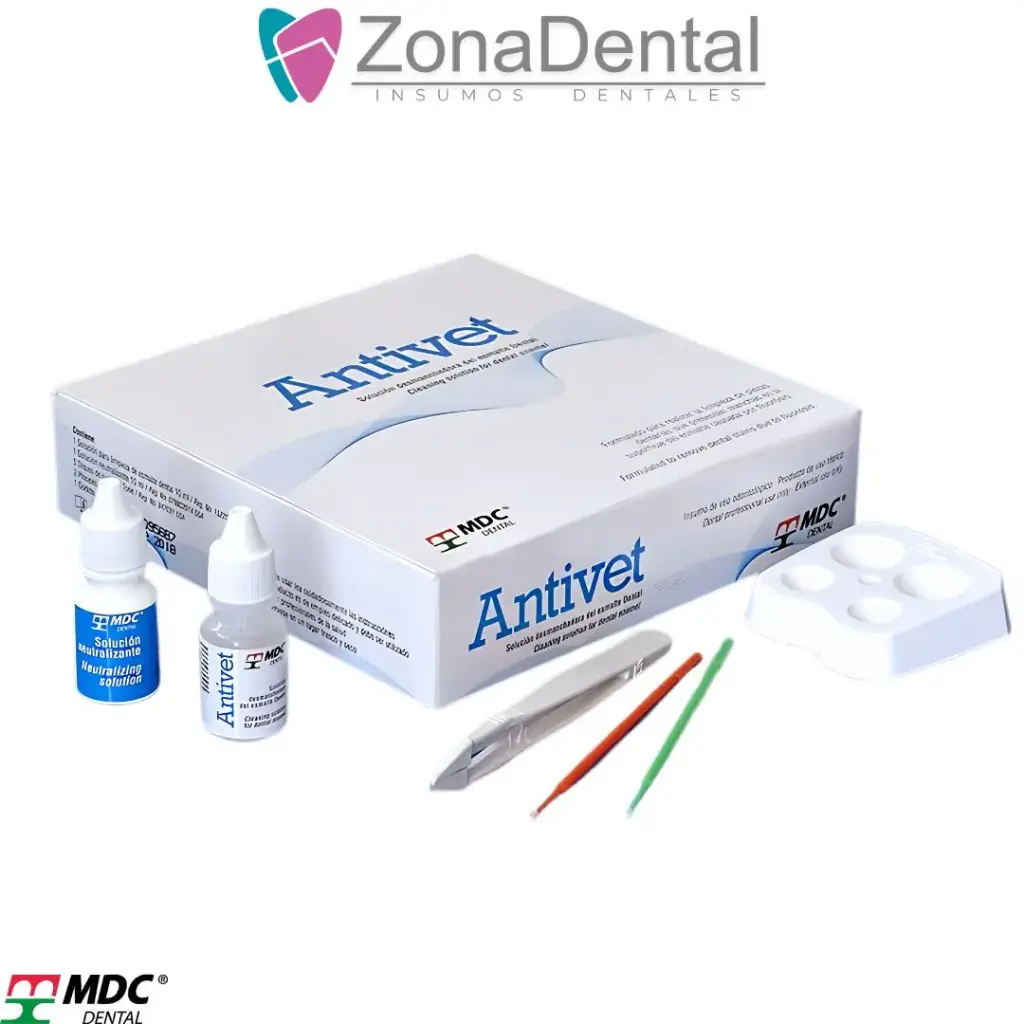 ANTIVET KIT REMOVEDOR MANCHAS DE FLUOROSIS 10ml MDC