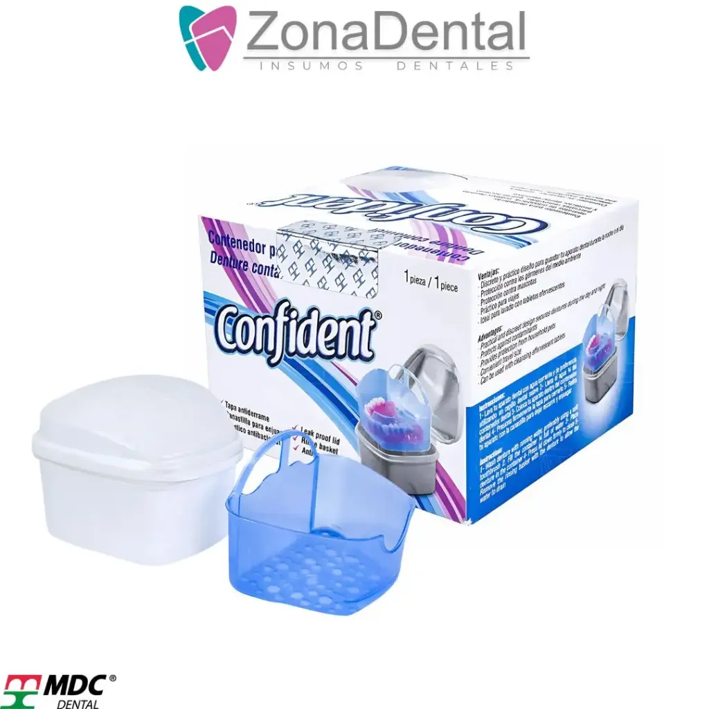 CONTENEDOR PARA DENTADURAS (ESTUCHE) MDC
