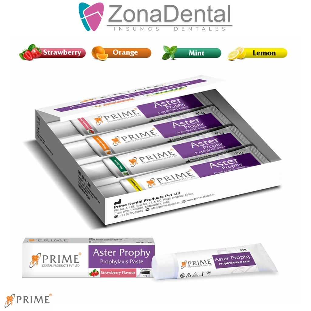 ASTHER PROPHY PASTA PROFILACTICA 45G PRIME DENTAL