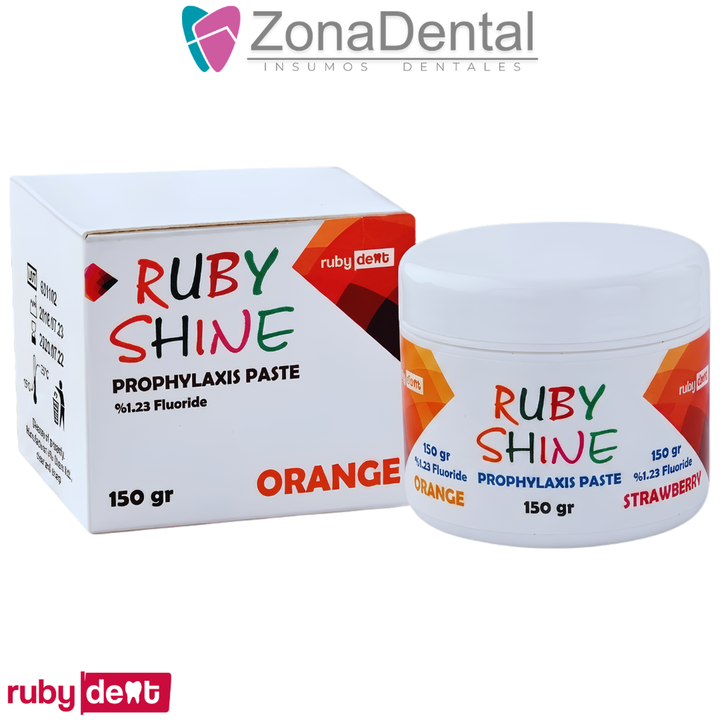 RUBYSHINE PASTA PROFILACTICA 150g INCIDENTAL
