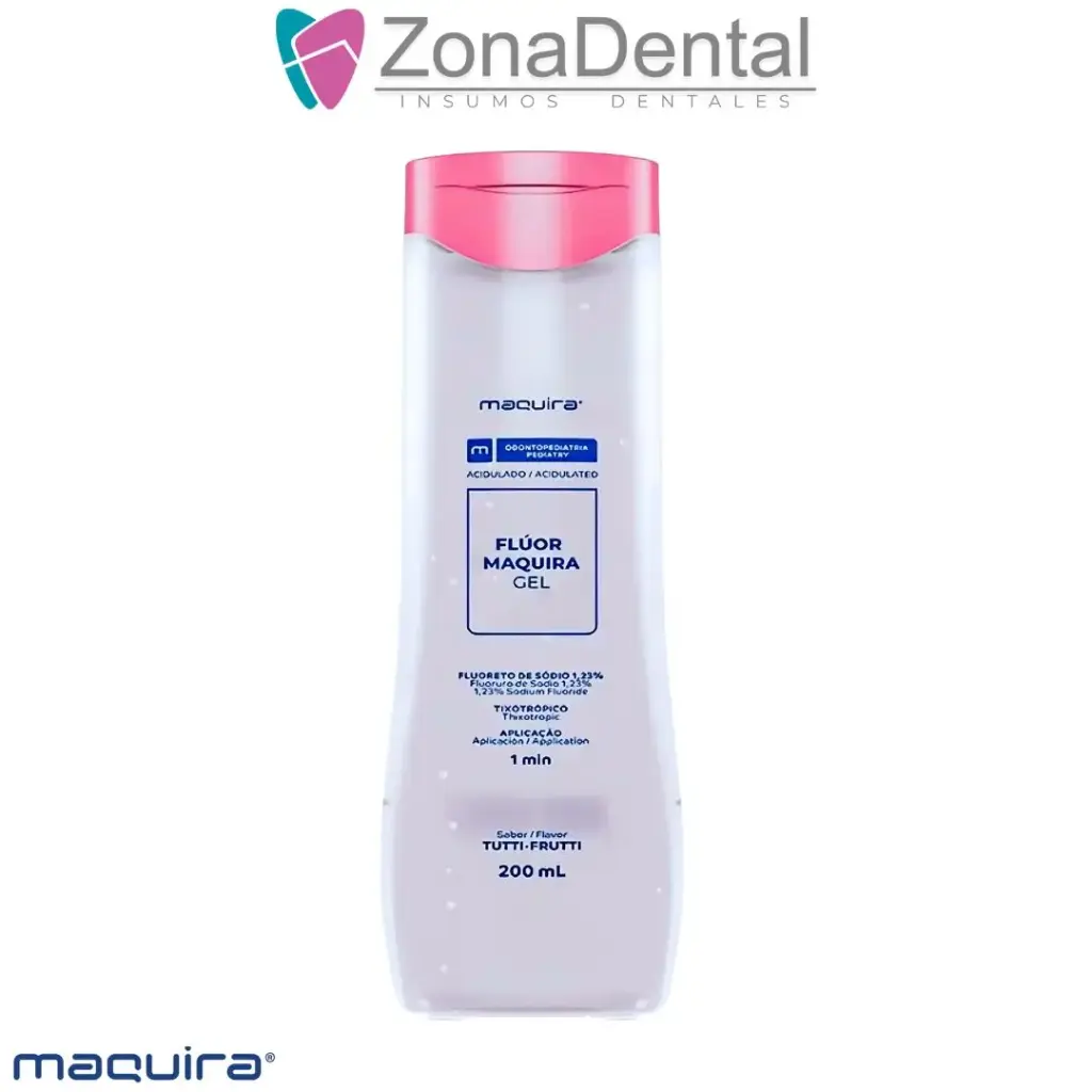 FLUOR GEL TUTI FRUTI 200ml MAQUIRA