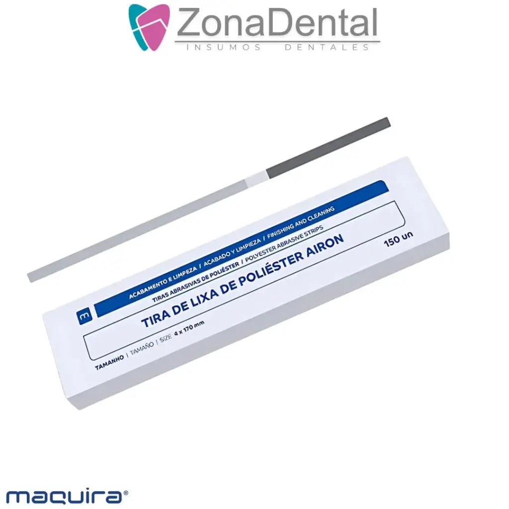 TIRA DE LIJA DE POLIESTER 4 mm x 170 mm – 150un AIRON MAQUIRA