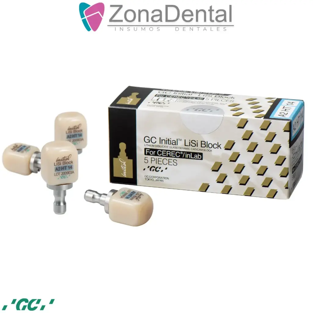 GC INITIAL LISI BLOCK BLOQUE CAD/CAM 5 un GC