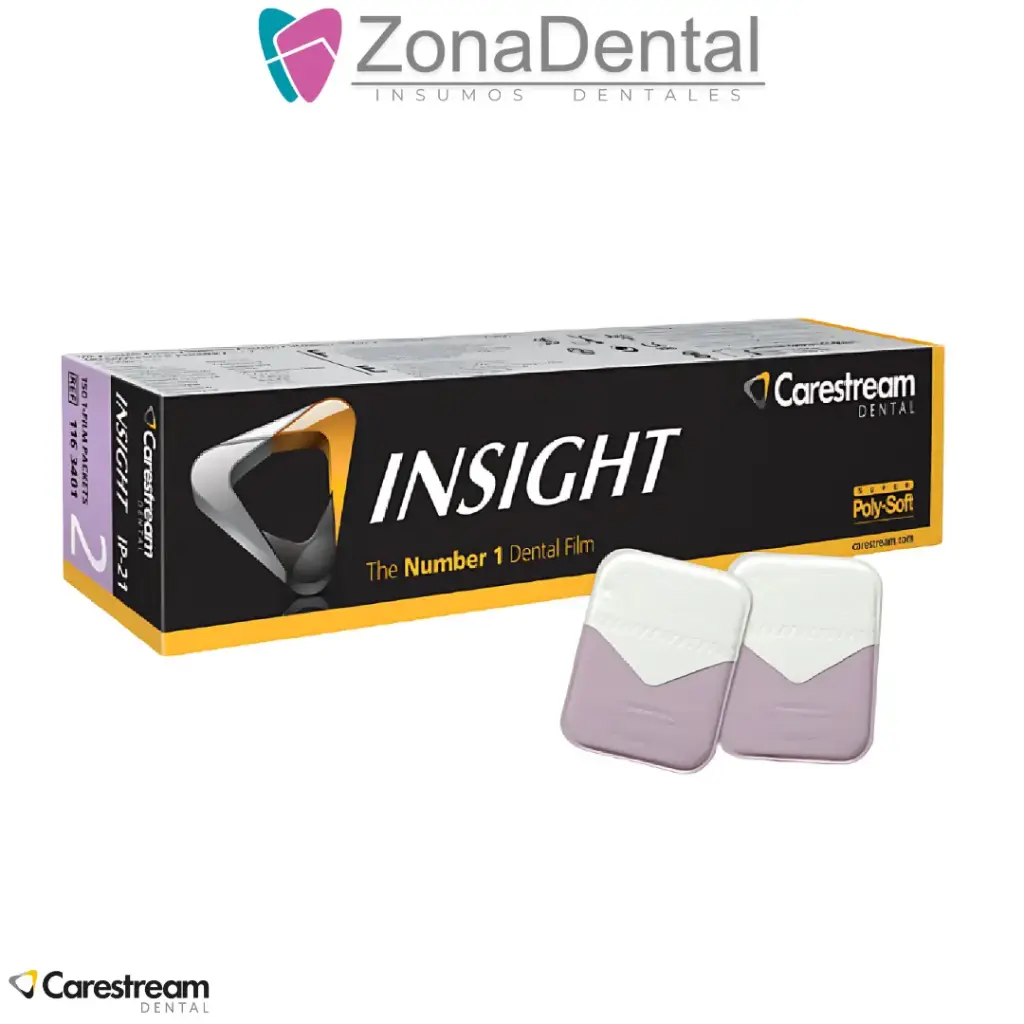 RADIOGRAFIA ADULTO MORADA 150 un. CARESTREAM