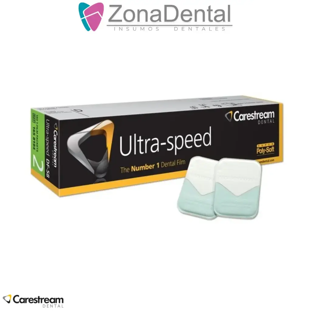 RADIOGRAFIA ADULTO VERDE 150 un. CARESTREAM