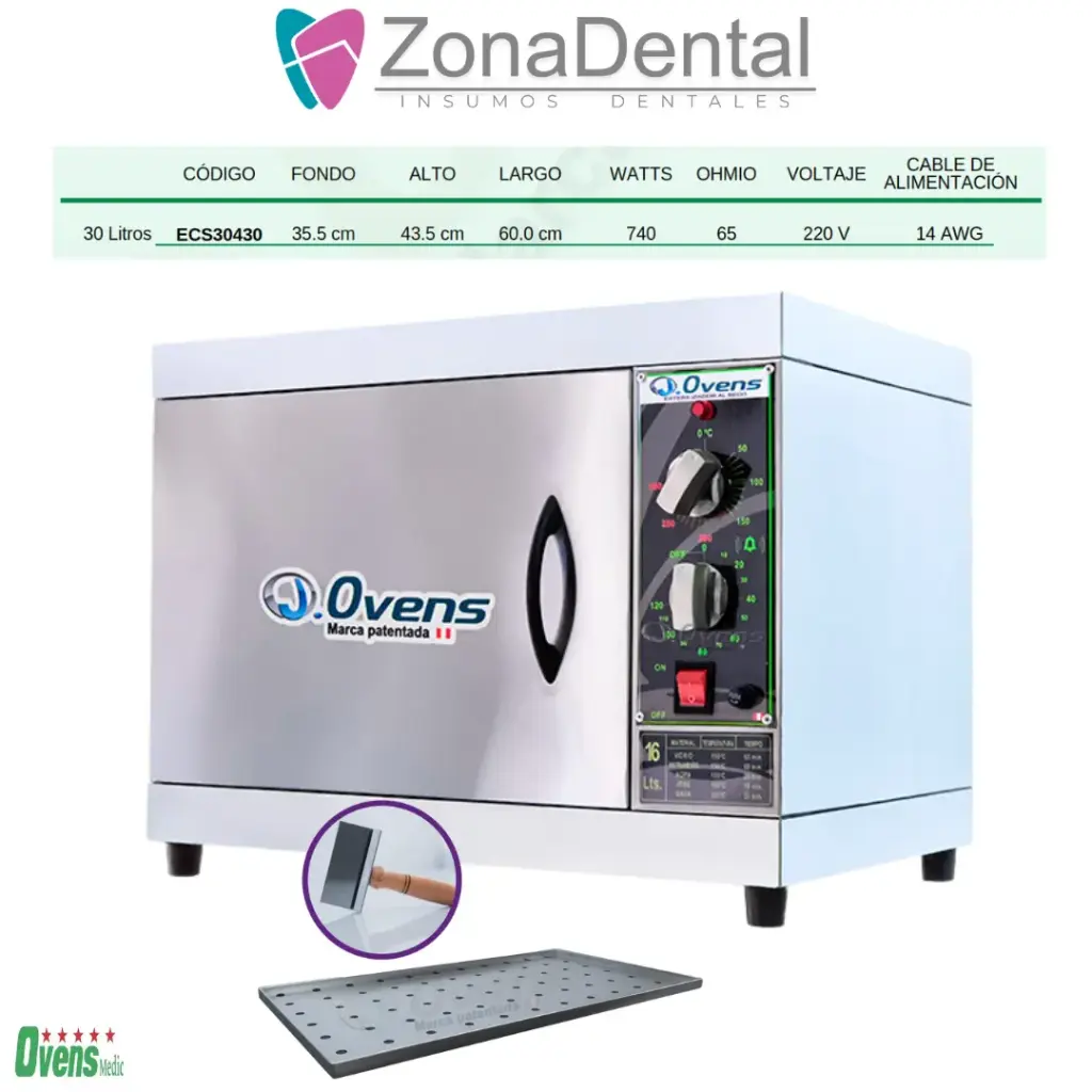 ESTERILIZADOR 30 LITROS OVENS