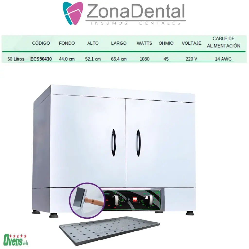 ESTERILIZADOR 50 LITROS OVENS