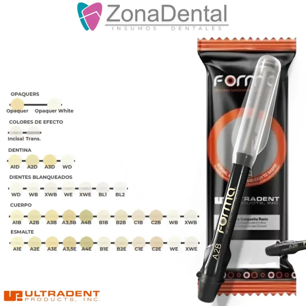 FORMA RESINA 4g ULTRADENT (TRANS)