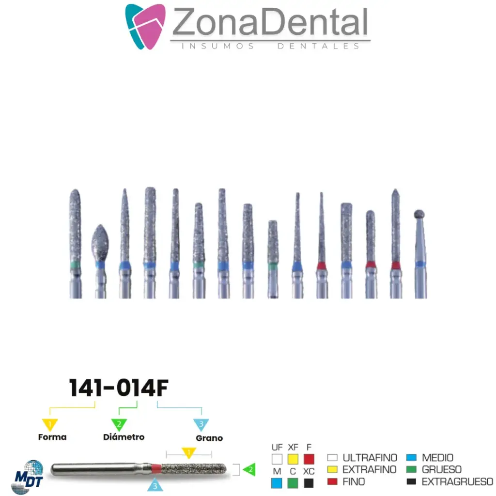 FRESA DIAMANTE KIT PROTESIS FIJA MDT