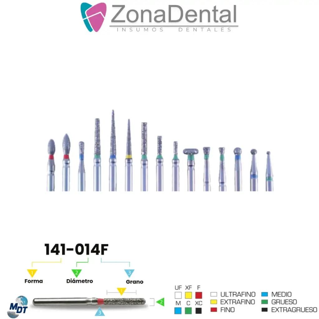 FRESA DIAMANTE KIT ODONTOPEDIATRIA MDT