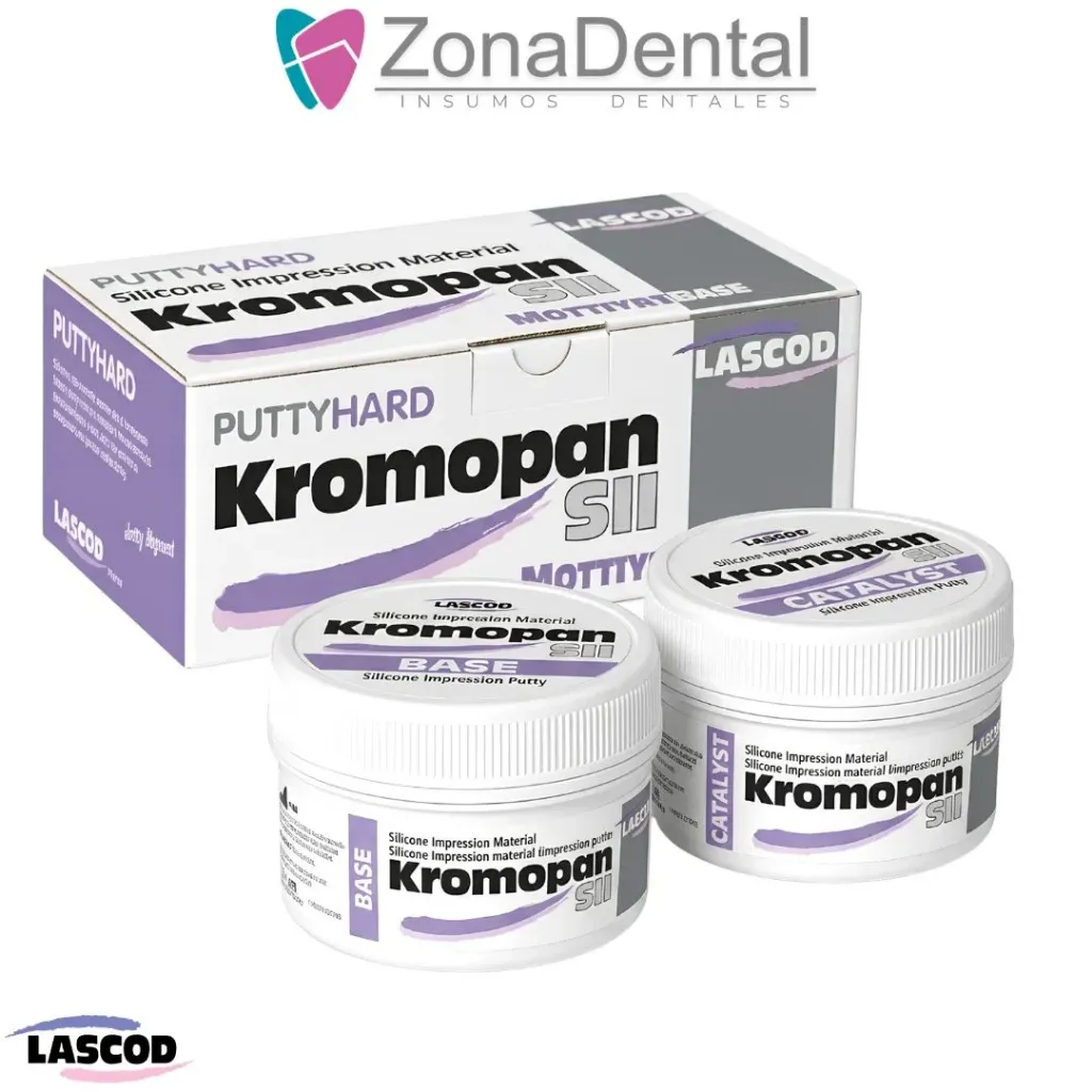 KROMOPAN SIL PUTTY HARD SILICONA POR ADICION 600ml LASCOD